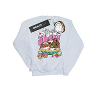 Scooby Doo Womens/Ladies Life Is Sweet Sweatshirt XL balta
