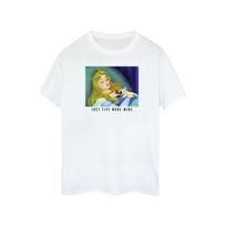 Disney Princess Womens/Ladies Sleeping Beauty Five More Minutes Cotton Boyfriend T-Shirt XXL balta