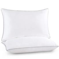 Bed Pillows for Sleeping Standard Size Set of 2 Premium Down Alternative, Hotel Quality, Standard Size Bed Pillows for Back, Stomach or Side Sleepers Queen (pack of 2) balta