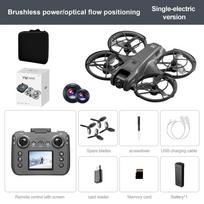 Naujas MINI V666 Dronas 4K Profesionalus WIFI 5G Dronas Kliūčių Vengimas Bešepetėlis Aukščio Palaikymas Bekryptis Režimas RC Kvadkopteris Žaislai Dovana 1 Battery juoda