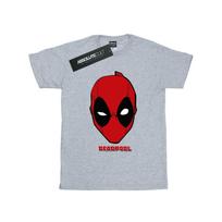 Marvel Mens Deadpool Mask T-Shirt XL pilka
