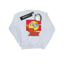 Tom And Jerry Womens/Ladies Chase Scene Sweatshirt S balta