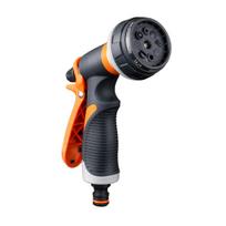 Watering Gun Garden Nozzle Hose Nozzle Adjustable Nozzle Water Garden High Pressure Sprayer ADM gray