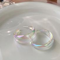 2023 Colorful Hong Kong Style High-End Luxury Earrings for Women