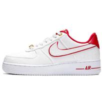Nike Air Force 1 Low Lux Balti Raudoni Moteriški Kedai 898889-101 37.5 white