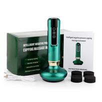 Chinese Electric Suction Vacuum Cupping Anti Cellulite Beauty Massager Glass Jars Anti Cellulite Cupping Vacuum Slimming Guasha black