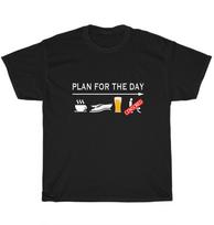 Plan for The Day Boating Boaters Boat Lover T-Shirts Unisex Funny Tee Gift NEW L