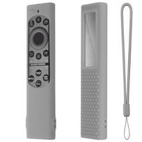 Silikoninis apsauginis dėklas, televizoriaus nuotolinio valdymo pultas, dulkėms atsparus dangtelis, suderinamas su Samsung BN59-01265A gray suit