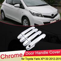skirta Toyota Yaris Vitz XP130 2012 2013 2014 2015 2016 2017 2018 Chromuotos durų rankenėlių apdailos išorės automobilio stiliaus aksesuarai XP130
