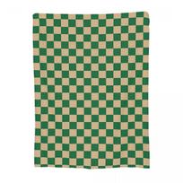 Tan Brown And Green Checkerboard Blankets Flannel Sofa Throw Blanket Portable for Couch Bedding Outdoor Throws Bedspread Quilt 30x40in