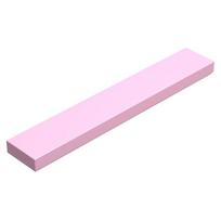 50pcs 6636 Smooth Flat Tile 1x6 Thin Figure Buildings Blocks Toys For Children Compatible Educational Creative Size Gift DIY MOC 50pcs rožinė