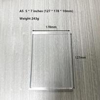 New Transparent Gel Printing Plate Reusable Gel Press Monoprinting Gel Plate Silicone Gel Arts Clear Plate Printmaking Supplies
