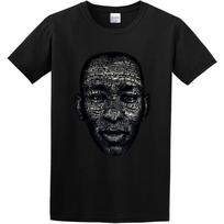 BAI HUA TREE Mos Def Lyrycs Rap Hip Hop Unisex 100% Cotton Short-Sleeve T-Shirts Black S juoda