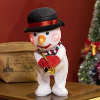 Creative Electric Christmas Plush Toys Dancing Music Talking Elk Santa Snowman Gifts For Kids Boys Girls about 35cm red