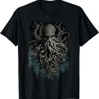 Cthulhu Lovecraft Horror Cthulhu Myth Entity of Cthulhu T-Shirt S juoda