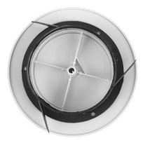 8 Pieces ABS Adjustable Air Vent Round Soffit Exhaust Vent White Inline Duct Fan Outlet Vent 4 Inch-B61B