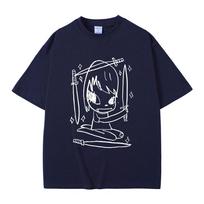 Yoshitomo Nara Graphic Tshirt Summer Unisex Women Casual High Quality Soft Cotton T Shirts Male Fashion Funny Tshirt Streetwear S