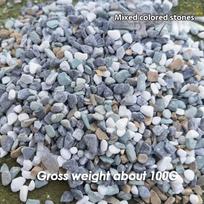 1 Set 100G Micro Gravel Ground Rock Simulated Little Stone For Diy Sand Table Scene Garden Railway Train Road Paving Material A1