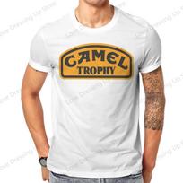 100%Pure Cotton Summer Men T-Shirt camel trophy Short sleeve Tshirts Street short sleeve Tee Funny Tops S įvairiaspalvis