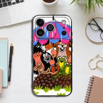 L-Mažasis M-Kurmis Animacinis Krtek Silikoninis Telefono dėklas Skirtas IPhone 17 16 15 14 13 12 11 X XS Plus Pro Max Atsparus smūgiams Minkštas Dangtelis iPhone12PRO