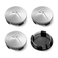 4Pcs Premium Logo Wheel Covers Wheel Center Hub Caps for Tesla Model 3 Model X S Y 2016-2023 Model Y Decals TM3 TMX TMS sidabras