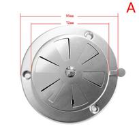 Round Adjustable Air Vent Grille 95mm 125mm Duct Cover with Strong Airflow for Kitchen Bathroom Use