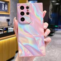 Case For Samsung Galaxy S25 S24 Ultra S23 S22 Plus FE A55 A54 A53 A52 A35 A15 A14 A34 A16 A06 A56 5G Aurora Gradient Phone Cover Samsung Galaxy S23+