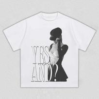 Ariana Grande Yes and? Graphic T Shirt Men Women Retro Pop Music Cotton Short Sleeve Streetwear Tee S įvairiaspalvis
