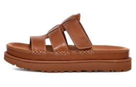 UGG Goldenstar platforminės šlepetės moterims, rudos spalvos 1154652-TAN 39