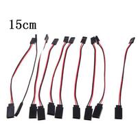 10Pcs 150-500mm Servo Extension Lead Wire Cable for RC Futaba JR Male to Female Model Airplane Accessories