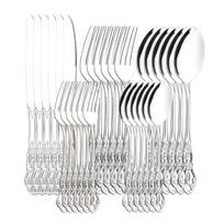 20Pcs High Quality Cutlery Set Knife Fork Dessert Spoon Dinnerware Colorful Flatware Set Stainless Steel Silverware Kitchen Tableware sidabras