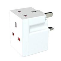 Galia prailginimo daugiašakinis blokas virtuvei, biurui, kompiuteriui, televizoriui, vidaus apšvietimui 250V 13 amperų 3 krypčių trigubas kištukinis adapteris daugiašakės