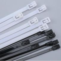 100pcs 4.8x200mm Releasable Cable Ties Colored Plastics Reusable Cable Ties balta