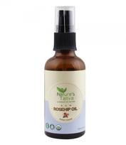 Erškėtuogių aliejus: odos ir plaukų priežiūrai (50 ml), Neapdorotas erškėtuogių aliejus, Nature's Tattva 50ml