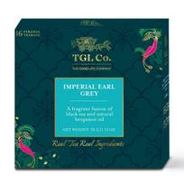 Juodoji arbata Earl Grey Imperial (16 pak., 2 g), Imperial Earl Grey juodoji arbata, TGL Co. blue