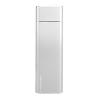 M.2 NGFF mobiliojo kietojo disko dėklas nuo USB3.0 iki NGFF išorinio aliuminio lydinio SSD korpuso palaikymas B-rakto sidabras