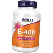 Natūralus vitaminas E, vitaminas E-400, Now Foods 250 gelio dangtelių (36128025) 100softgels