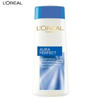 L'Oreal Paris Aura Perfect valomasis ir drėkinamasis tonikas, kovoja su tamsiomis dėmėmis + lygina odos atspalvį, Pro-Exfoliatine, 200 ml. 200 ml. white