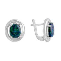 Sidabriniai auskarai su opalu 2.008ct (2125518)