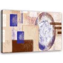 Canvas print, Discreet geometry 60x40 smėlis