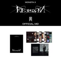 MONSTA X POP-UP PARDUOTUVĖ REASON Mini nuotraukų knyga + Lipdukų knyga black