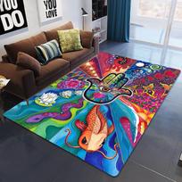 Fatimos ranka spausdintas kilimas Vaikų kilimas Svetainė 50cm x 80cm