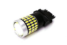 2 vnt. LED lemputė 3156, P27W 12-24V CANBUS 2100lm balta su lęšiu Off-Road