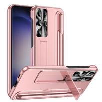 Plating S Pen Holder Kickstand Case For Samsung Galaxy S23 Ultra S 23 Plus 5g Phone Accessories For Samsung S23 Ultra Cover for Galaxy S23 ultra