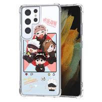 Telefono dėklas skirtas Samsung S10 S20 Fe S21 S22 S8 S9 Plus S21ultra S22ultra smūgiams atsparus Fundas Cover Japan Anime Jujutsu Kaisen dėklas Samsung S9 Plus