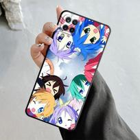 Phone Shell For Samsung Galaxy A70 A70s A50 A30s A04s A20s A20e A02 A02s A03 A42 M52 M31 M04 Case Cartoon Funny Lucky Star Samsung M31 blue