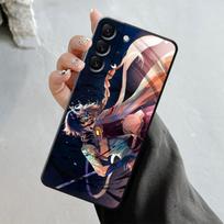 Shell, skirtas Samsung Galaxy S23 S22 S21 S20 Fe Ultra S10 S9 S8 Plus Note 20ultra 10plus Case Cartoon Genshin Impact Aether Lumine Samsung Note 10 Plus