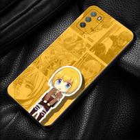 Case For Xiaomi Poco X3 Nfc X3 M3 Pro X3 F3 Gt F1 Cover For Mi 11t 10t Pro 9t 11 Note 10 Lite Civi Super Cute Attack On Titan For Poco M3 Pro 5G orange