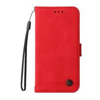Matte Leather Case For Iphone 14 13 12 11 Pro Max X Xr Xs 7 8 6 6s Plus Se 2020 2022 Mini Wallet Flip Cover For iphone SE 2022 raudona
