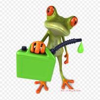 Frog 3D Iron on Heat Transfer Printing Vinyl Patches Sticker for Clothes DIY Appliques Washable Patches